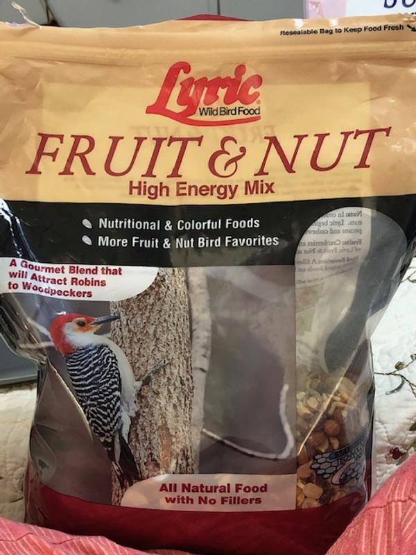 Lyric 5 lb. Fruit and Nut High Energy Wild Bird Food 2647345 - The Home  Depot