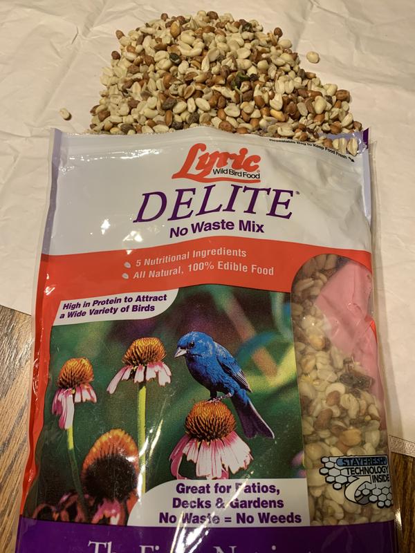 Lyric Delite Wild Bird Seed- No Waste Bird Food Mix Ready-to-use Nut Bird  Seed 20-lb at