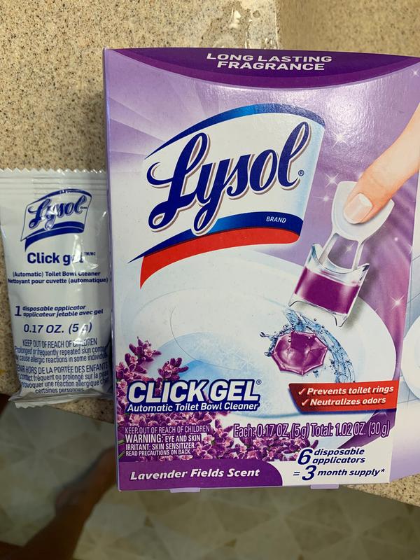 LYSOL Brand Click Gel Automatic Toilet Bowl Cleaner Ocean Fresh 0.17 oz  4/Box 92918, 1 - Mariano's