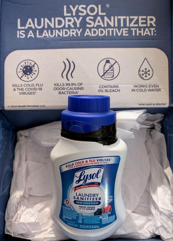LYSOL® Laundry Sanitizer Crisp Linen, 90 oz Meijer