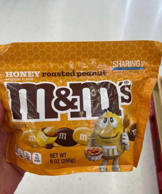 M&M's 3.27 oz Honey Roasted Peanut Milk Chocolate Share Size Candy