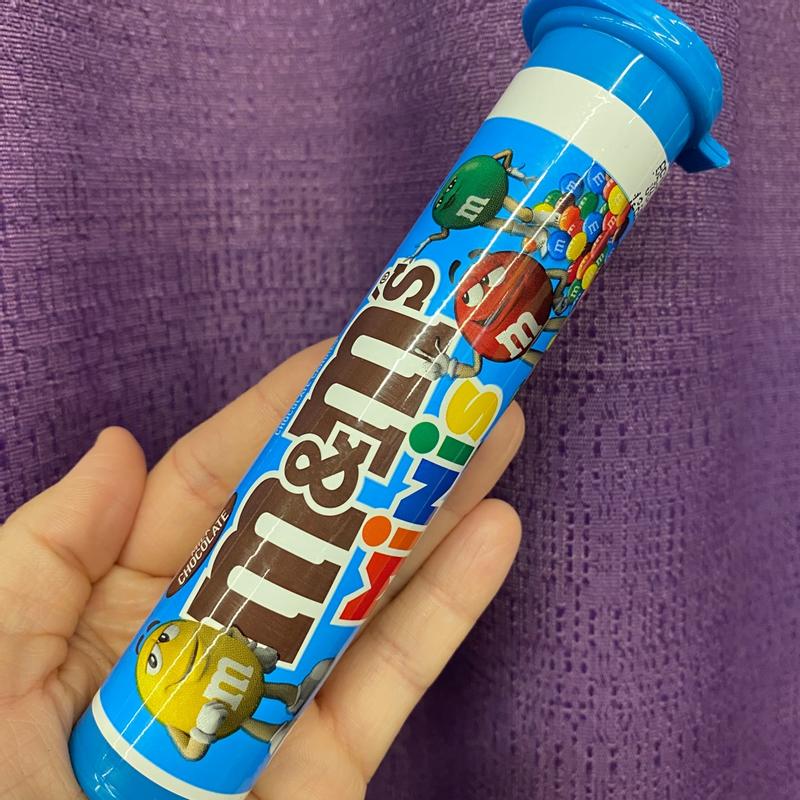 1.77 oz M&M's® Milk Chocolate Mini's Tube Labels