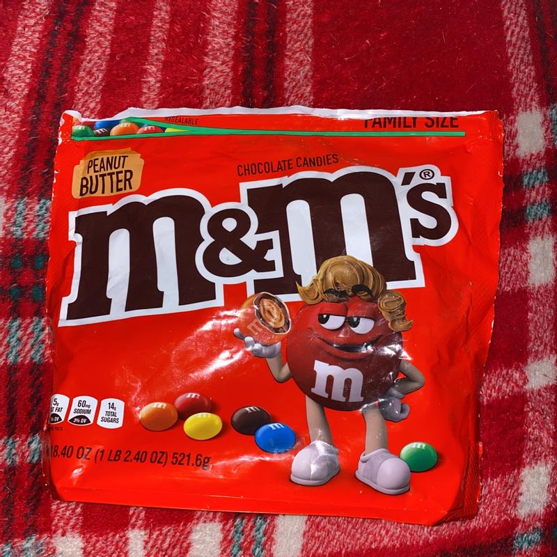 M&M's Chocolate Candies, Red, White & Blue Mix, Peanut Butter, Party Size - 34.0 oz