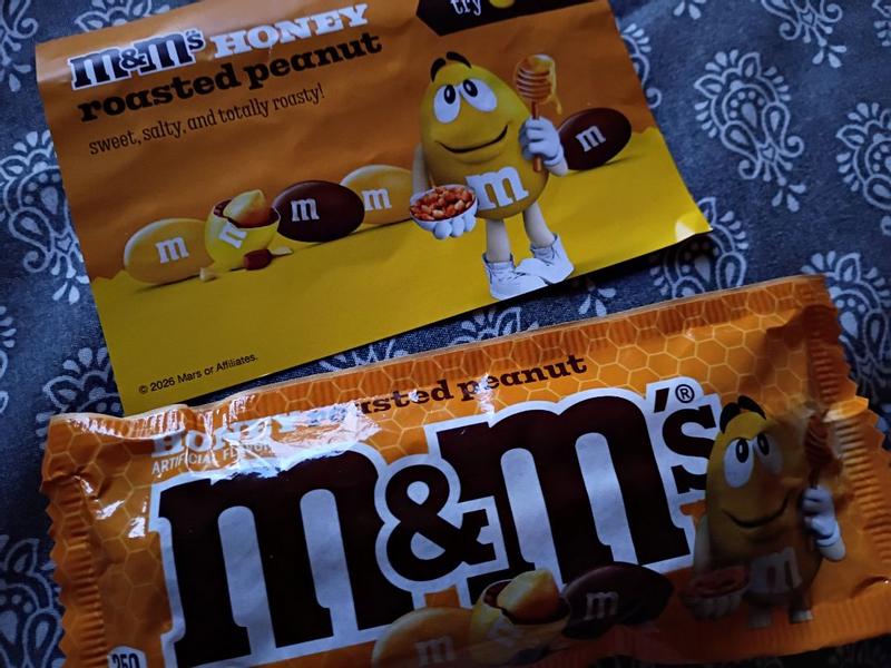 M&M's 3.27 oz Honey Roasted Peanut Milk Chocolate Share Size Candy