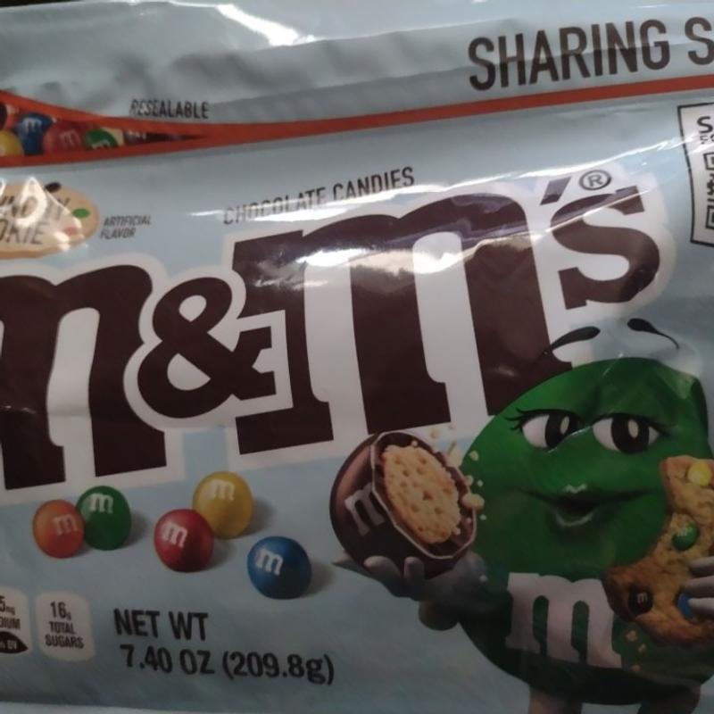 NEW M&M'S CHOCOLATE CRUNCHY COOKIE FLAVORED CANDIES 7.4 OZ BAG