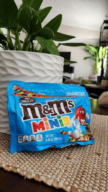 M&M's 3.27 oz Peanut Milk Chocolate Candy Share Size Bag - 509736