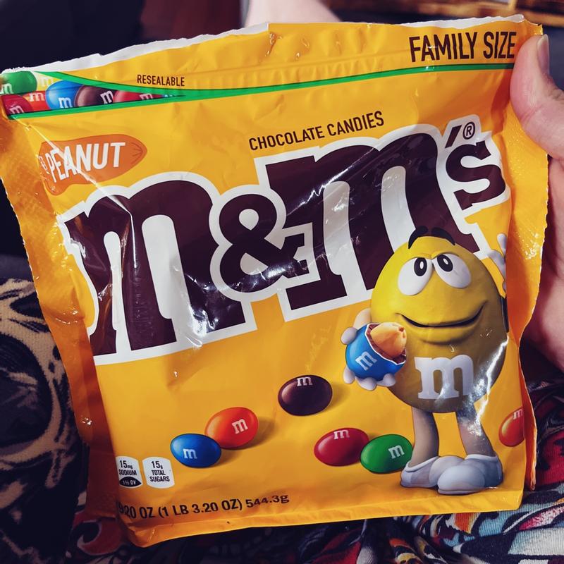 biggest bag of peanut m&ms