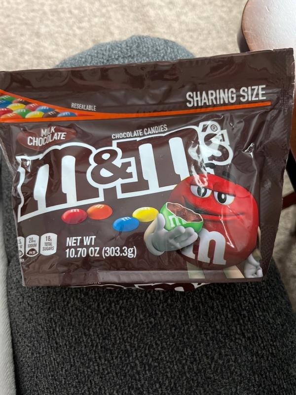 M & M's Peanut Chocolate Candy ~ Sharing Size 10.70 oz / 303.3 g
