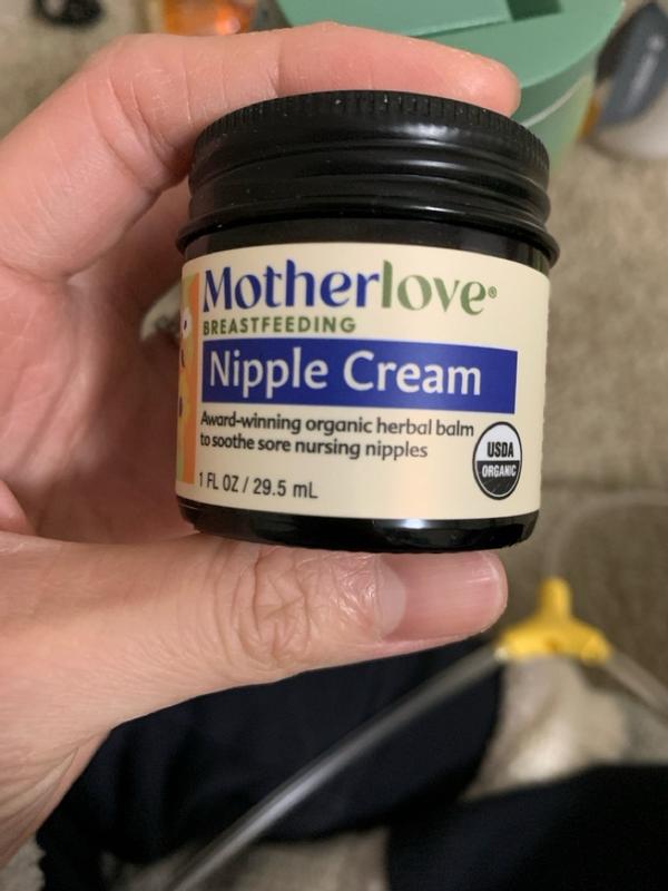 Motherlove Organic Lanolin-Free Nipple Cream, Breastfeeding Essential, 1.5  oz