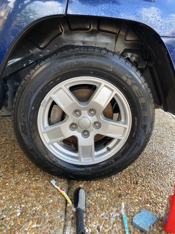 After spray and detail brush/clean