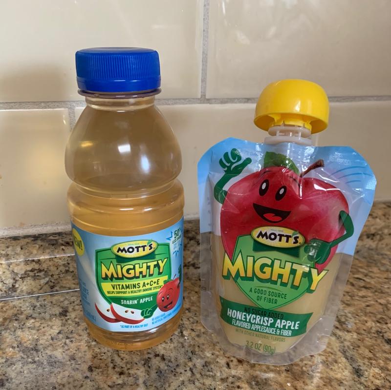 Mott's Mighty Soarin' Apple Juice Drink, 8 fl oz bottles, 6 pack