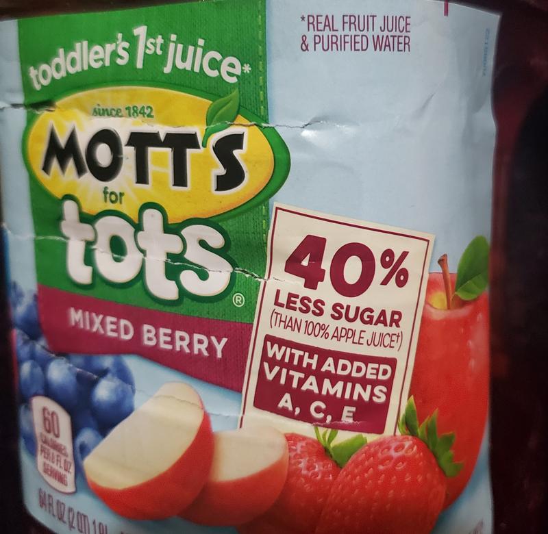 MOTT'S FOR TOTS : BABY'S FIRST JUICE - IDS BY MM