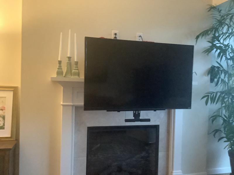 MountIt! Motorized Fireplace TV Wall Mount Fits 4070 Inch, 45 OFF