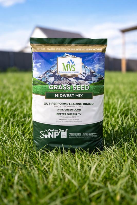 Mountain View Seeds 7 lb Midwest Mix Lawn Seed - 111995 | Blain's
