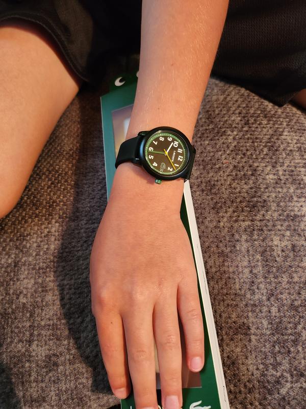 Lacoste Kids Watch with green accents!