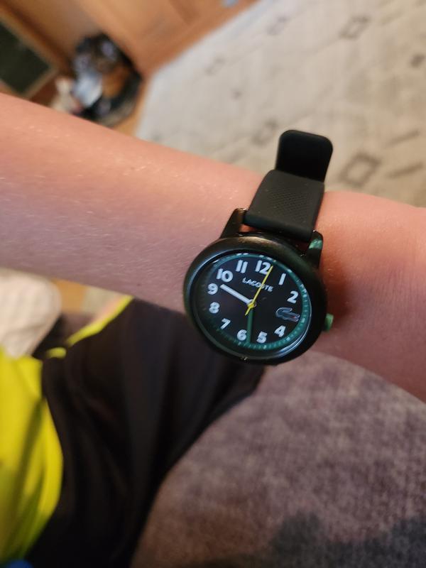 Lacoste Kids Black Silicone Strap Watch