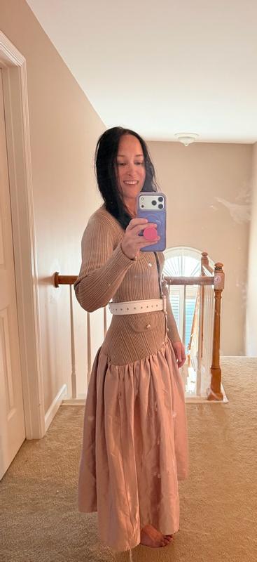 Customer photo for "Great quality and very flatting cut"
