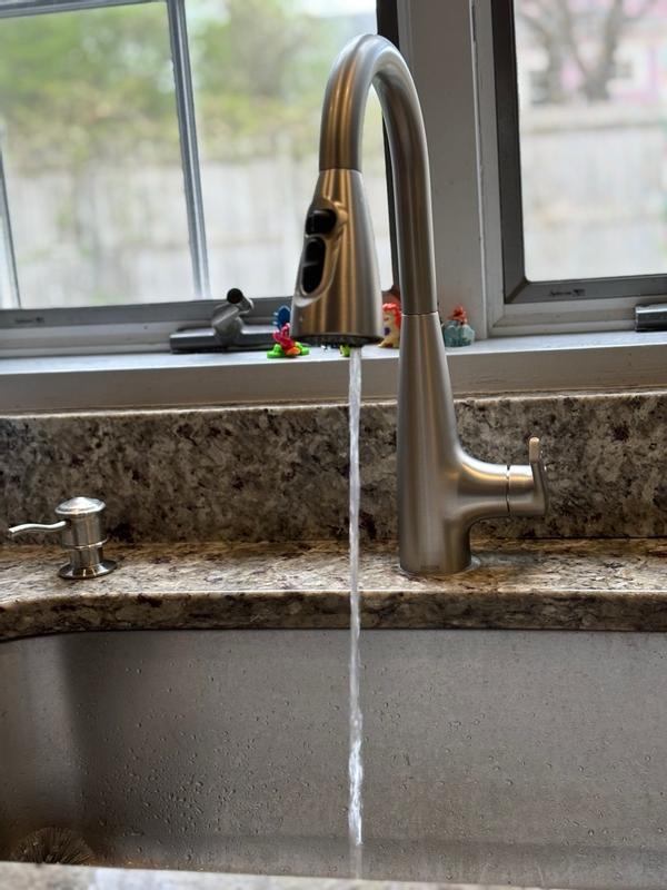 Haelyn One-Handle Pulldown Kitchen Filtration Faucet – Moen
