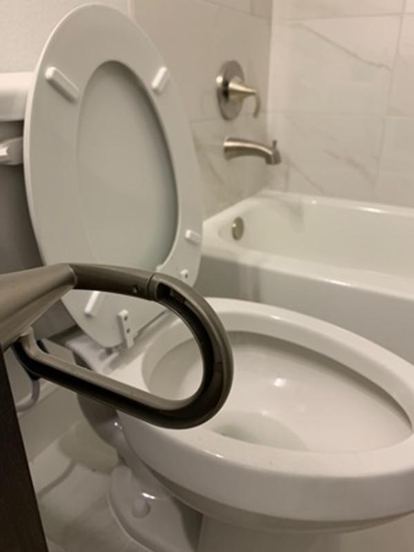 Back of TP holder that will be visible