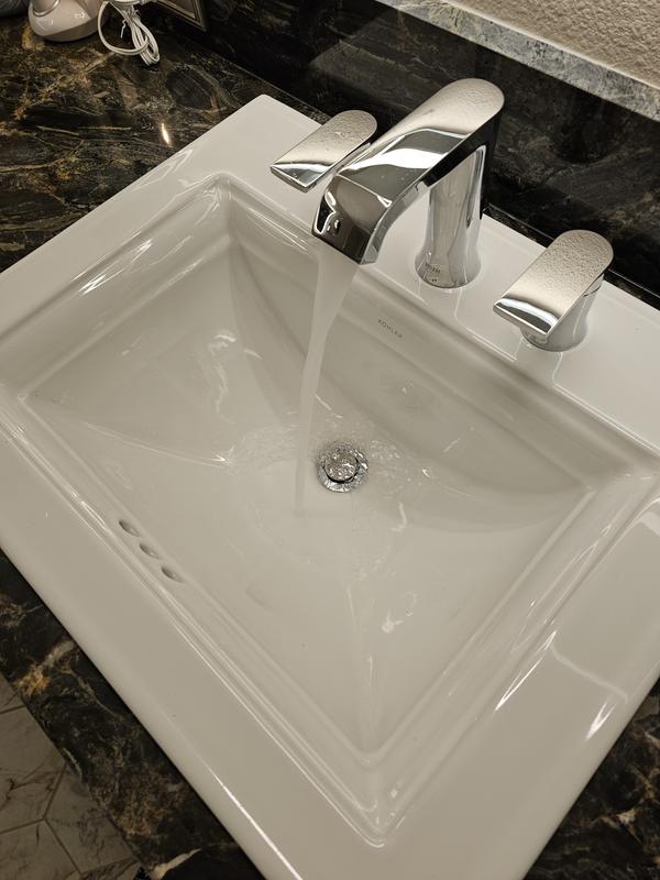 Moen Genta LX Brushed Nickel Widespread 2-Handle WaterSense