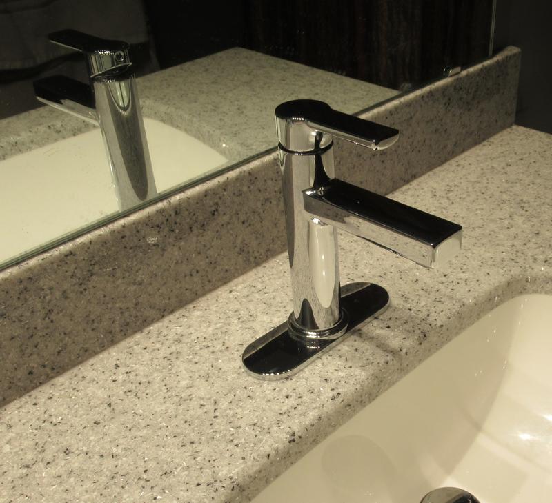 Rinza Chrome One Handle High Arc Bathroom Faucet 84627 Moen