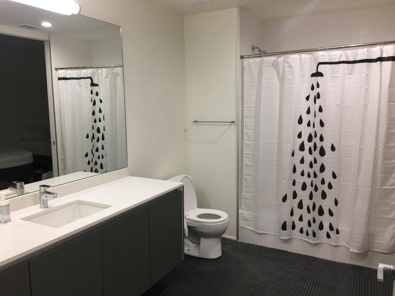 In my modern bathroom!