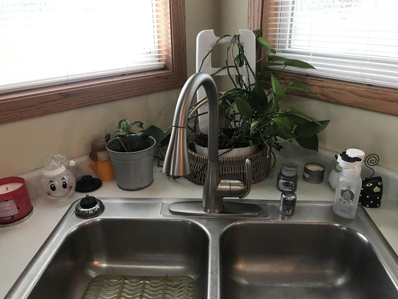 Haysfield One-Handle High Arc Kitchen Faucet – Moen