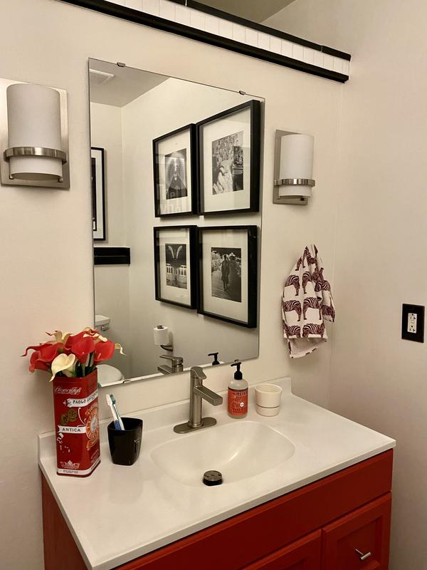 Rinza Chrome One Handle High Arc Bathroom Faucet 84627 Moen