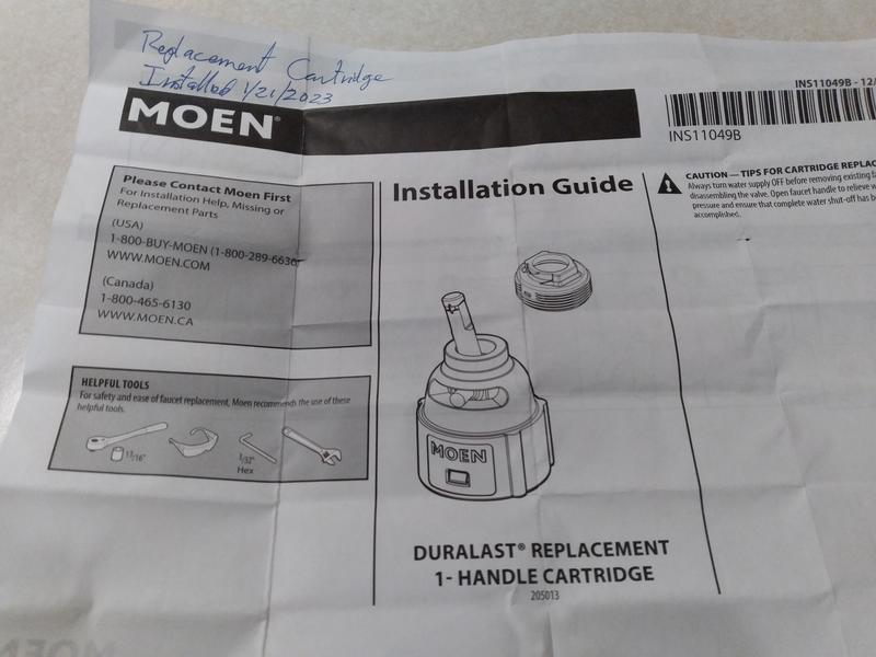 1255 Cartouche De Rechange Duralast à Poignée Unique Pour