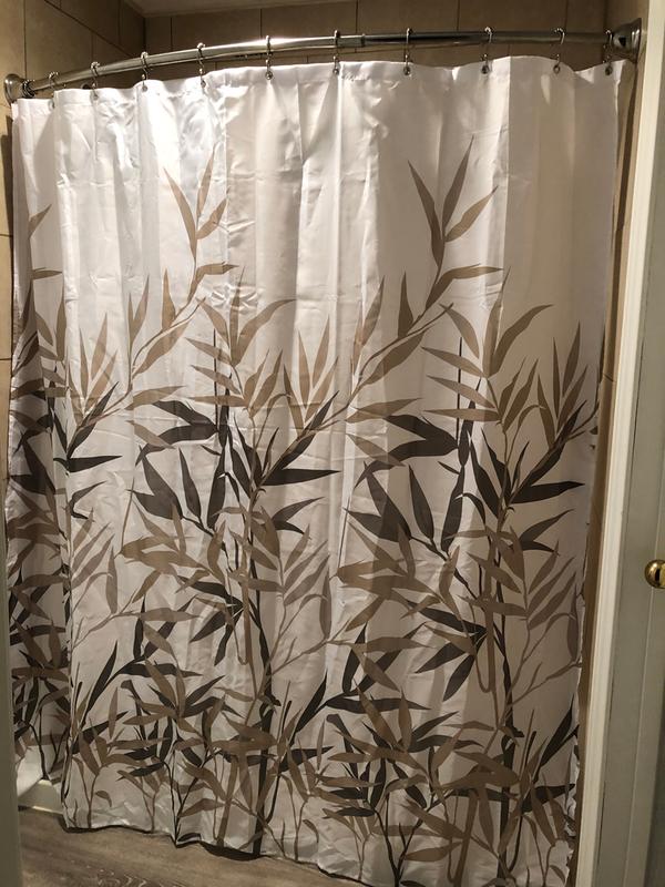 Curved Shower Rods Rod, How To Hang A Moen Curved Shower Curtain Rod