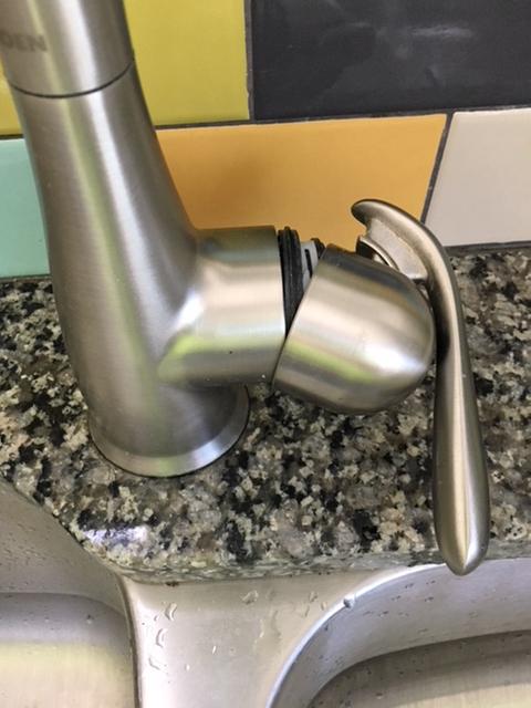 Haysfield Spot Resist Stainless One Handle High Arc Kitchen Faucet 87877srs Moen