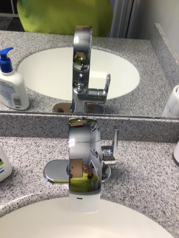 MOEN Doux Single Hole Single-Handle Bathroom Faucet in Chrome S6910 - The  Home Depot