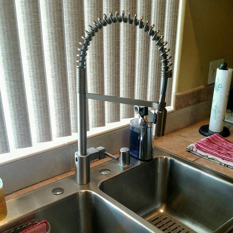 Great kitchen faucet.