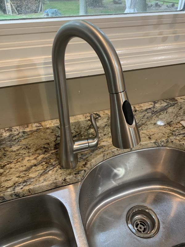 Moen Georgene 87912SRS Spot Resist Stainless online Single Handle Pull-down Kitchen