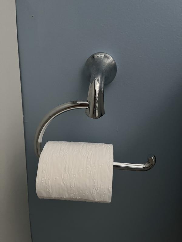 Evideco Metal (Grey) Toilet Paper Holder Reserve 4 Rolls