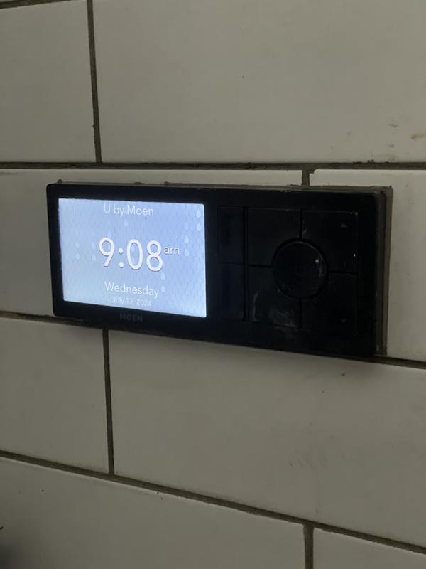 Controller in shower stall