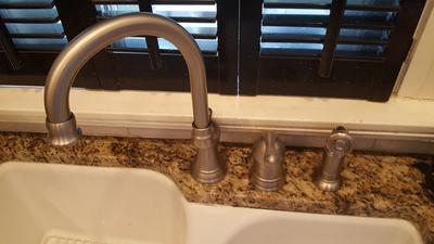 Muirfield Spot Resist Stainless One Handle High Arc Kitchen Faucet