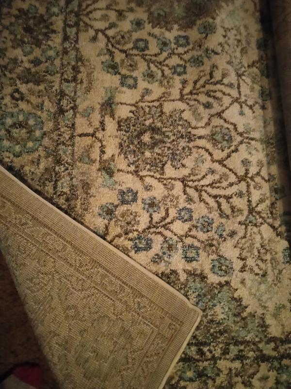 Mohawk Home 2 X 8 (ft) Blue Indoor Floral/Botanical Oriental