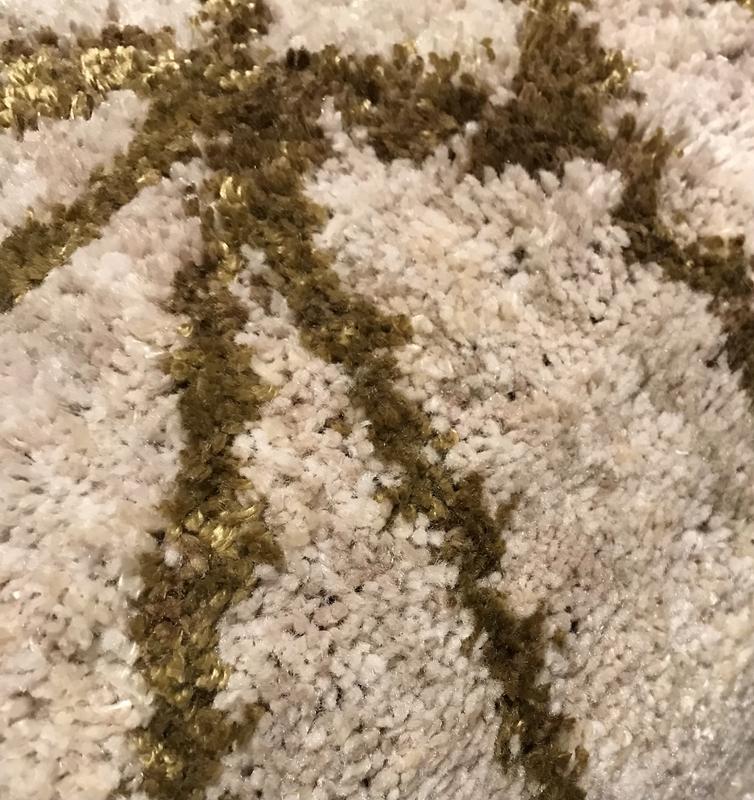 Scott Living Celeste Brushed Gold Runner up close.