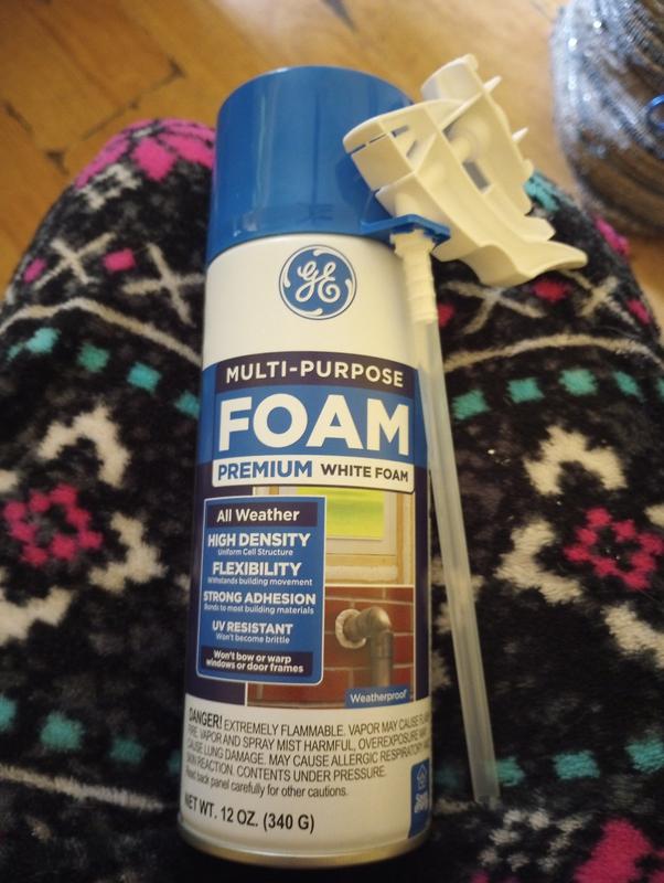 GE Multi-Purpose Foam 12-oz Straw Indoor/Outdoor Spray Foam