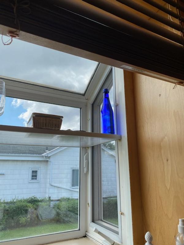 Corner of the Garden window where the leak was most prevalent.