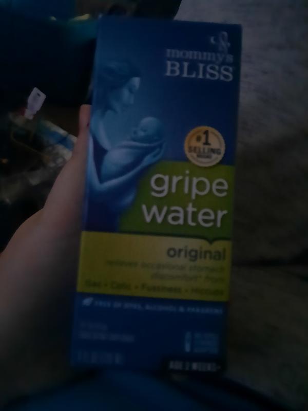 Mommy's Bliss Gripe Water Original, Relieves Stomach Discomfort,  Over-the-Counter, 4 fl oz