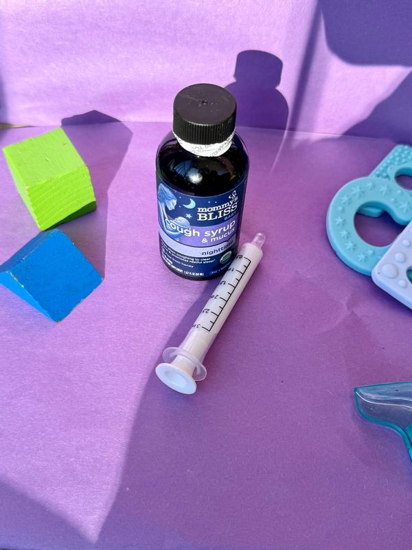 SIRUP LP2枚セット♢FEEL GOOD+BLUE BLUR Buy Mommy's Bliss Organic Baby Cough Syrup & Mucus Nighttime, 1.67