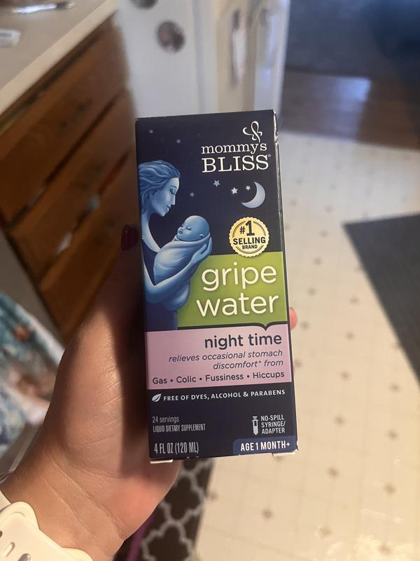 Mommy’s Bliss Gripe Water Night Time, Dietary Supplement, 1 Month+, 4 fl  oz, 120 ml