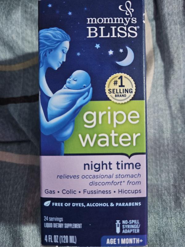 Mommys Bliss, Gripe Water Night Time, 4 Fl Oz