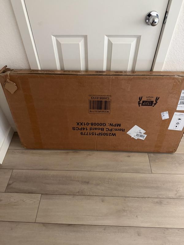 Mondawe 2 ft x 5 ft 0.24-in Thick Ribbed Clear Polycarbonate plastic ...