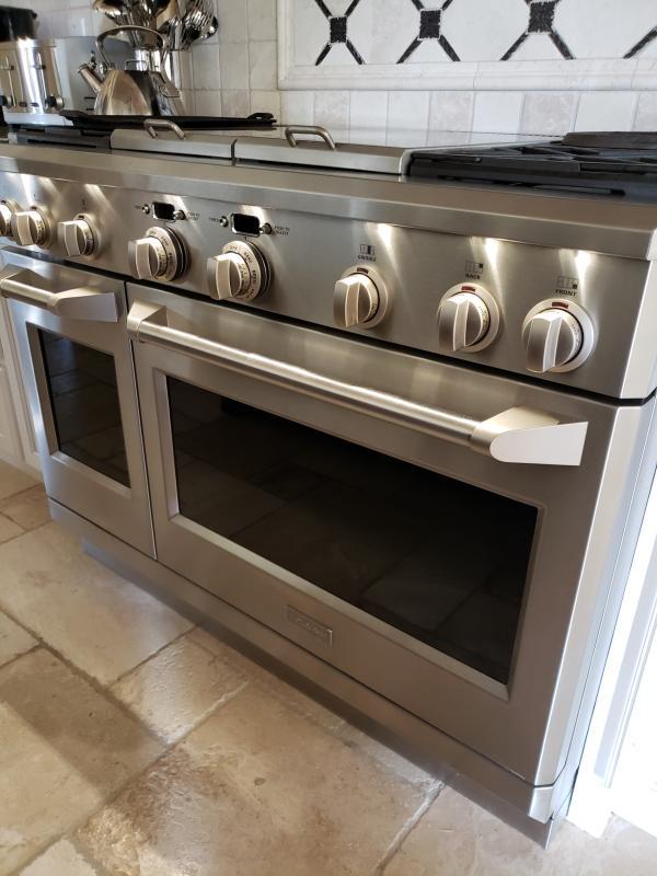 48 Inch GE Monogram 6Burner Dual Fuel Gas Range