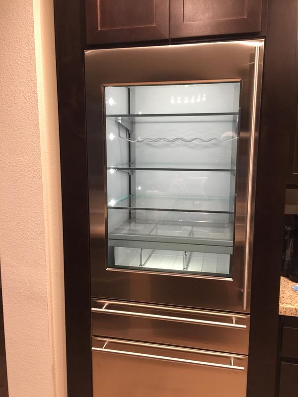 ge monogram glass door refrigerator