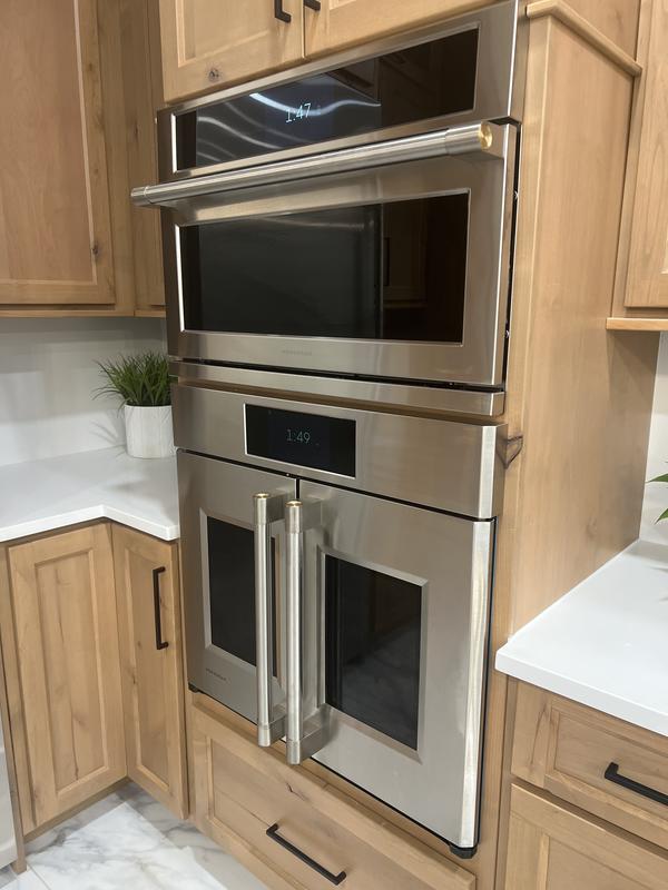 Monogram - ZTSX1FPSNSS - Monogram 30 French-Door Electric Convection  Single Wall Oven Statement Collection-ZTSX1FPSNSS