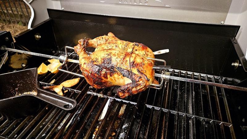 Burner Gas Grill Monument Grills 6-Burner Rotisserie Kit - Main Image